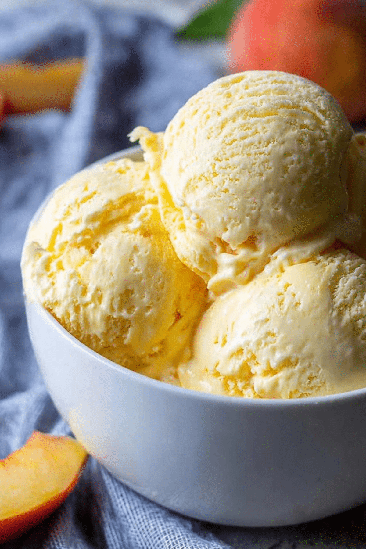 Old Fashioned Peach Ice Cream