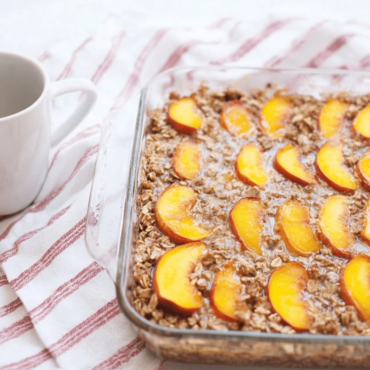 Peach Baked Oatmeal