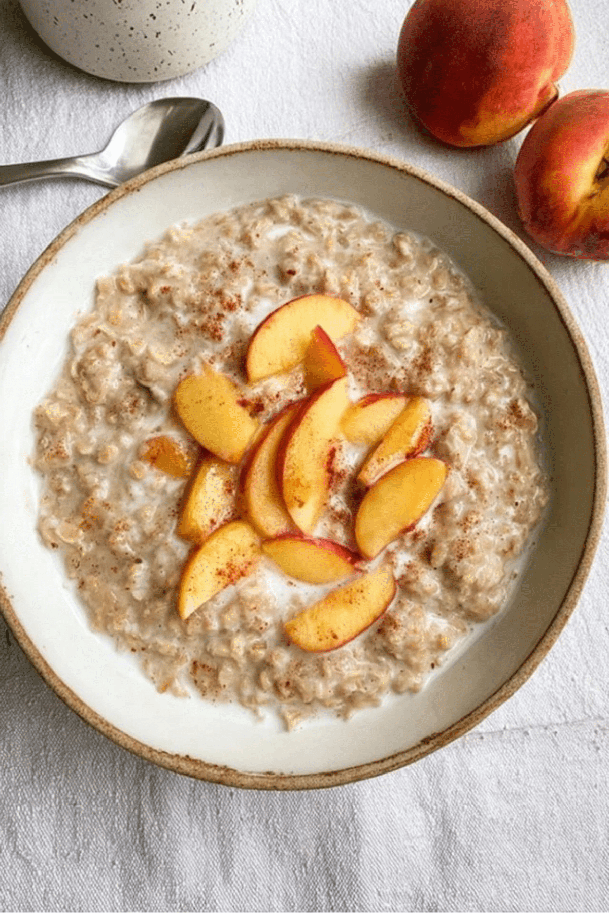 Peaches and Cream Oatmeal