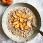 Peaches and Cream Oatmeal