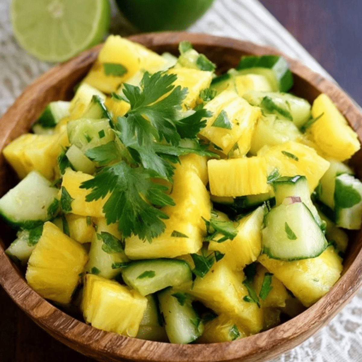 Pineapple Cucumber Salad