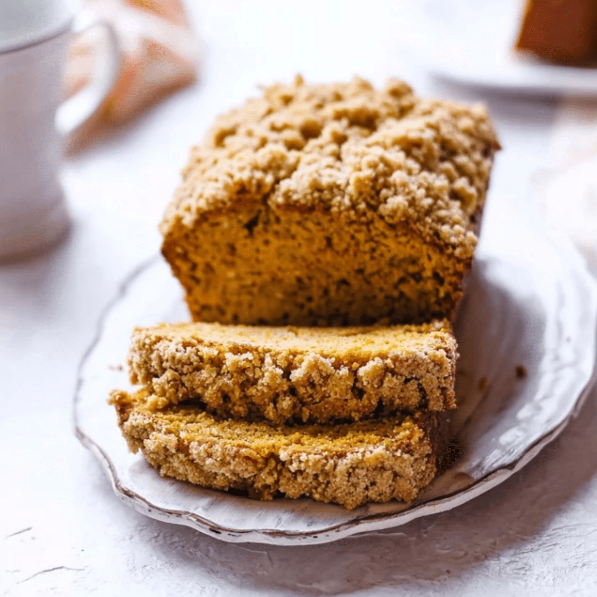 Pumpkin Bread with Crumb Topping