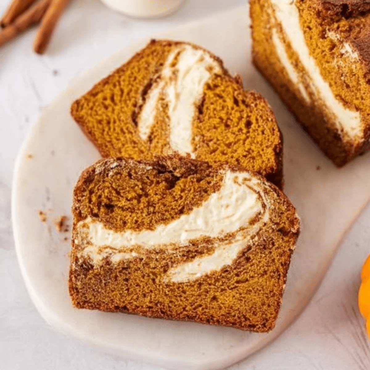 Pumpkin Cream Cheese Bread