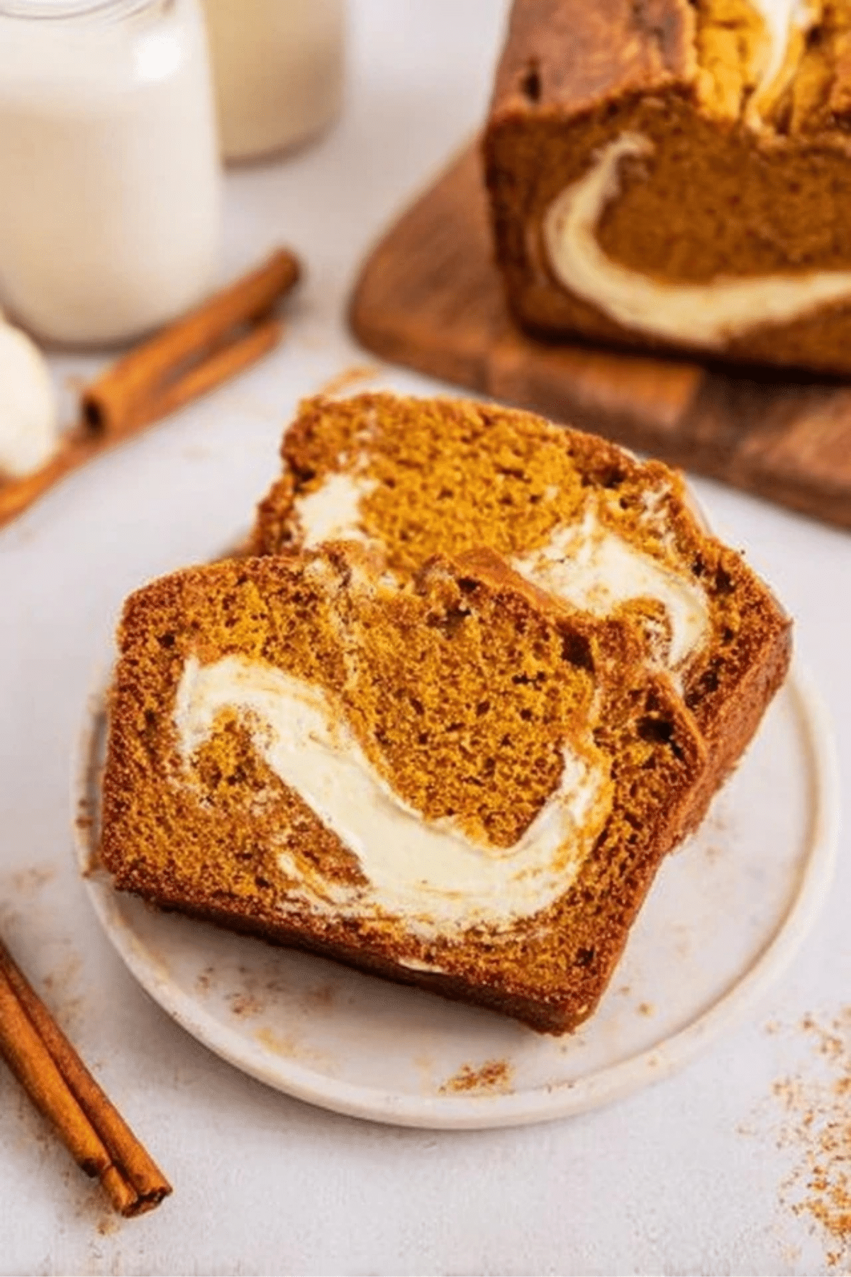 Pumpkin Cream Cheese Bread