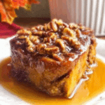 Pumpkin Praline Bread Pudding