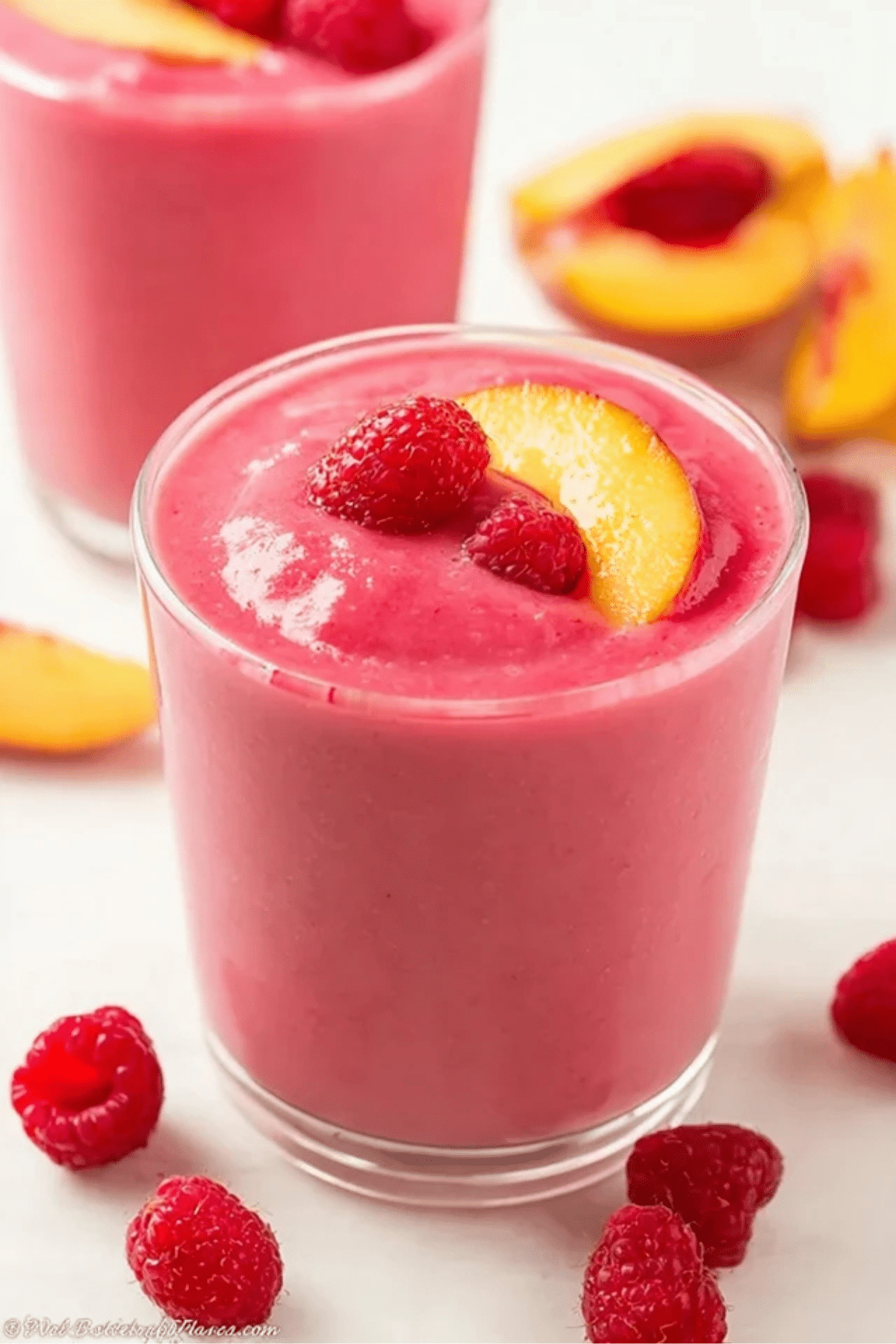 Raspberry Peach Smoothie