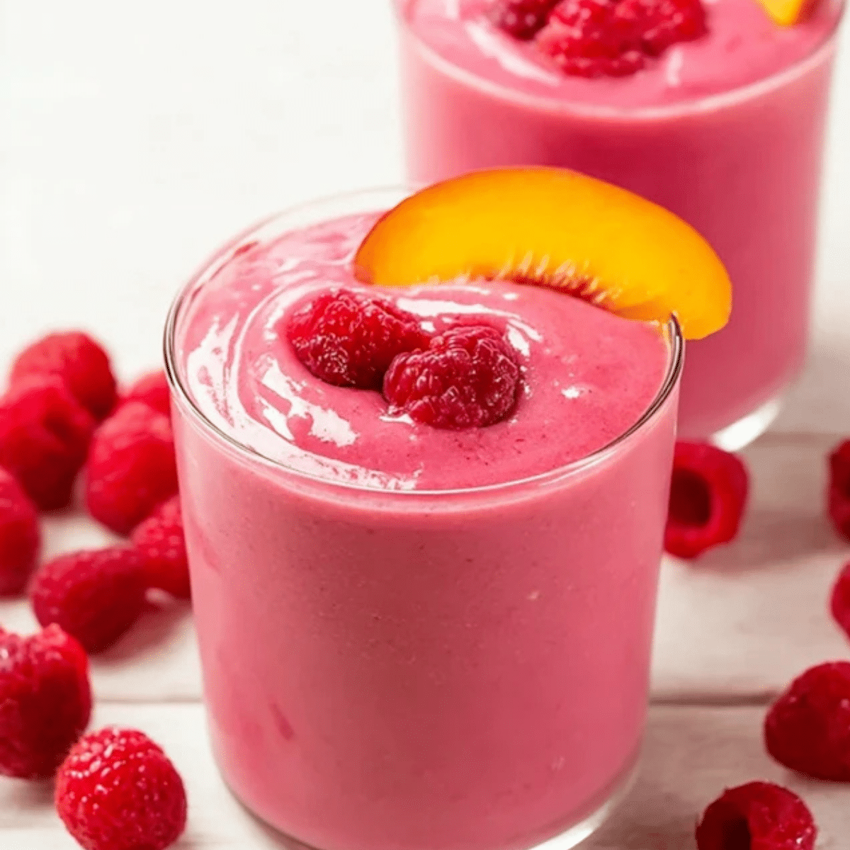 Raspberry Peach Smoothie