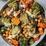 Roasted Veggie and Chickpea Bowl