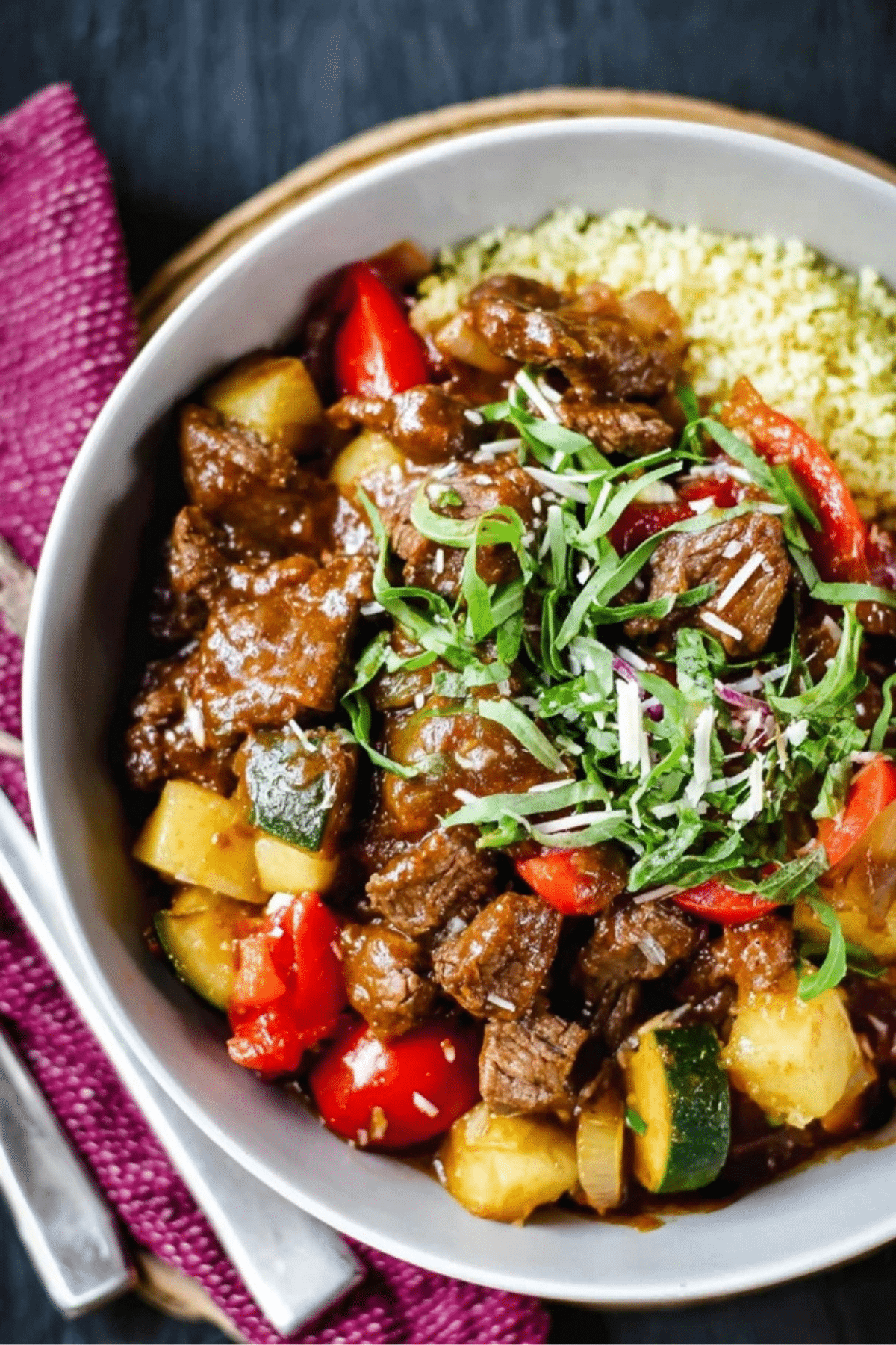 Slow Cooked SUMMER Beef Casserole