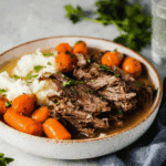 Slow Cooker Garlic Herb Pot Roast