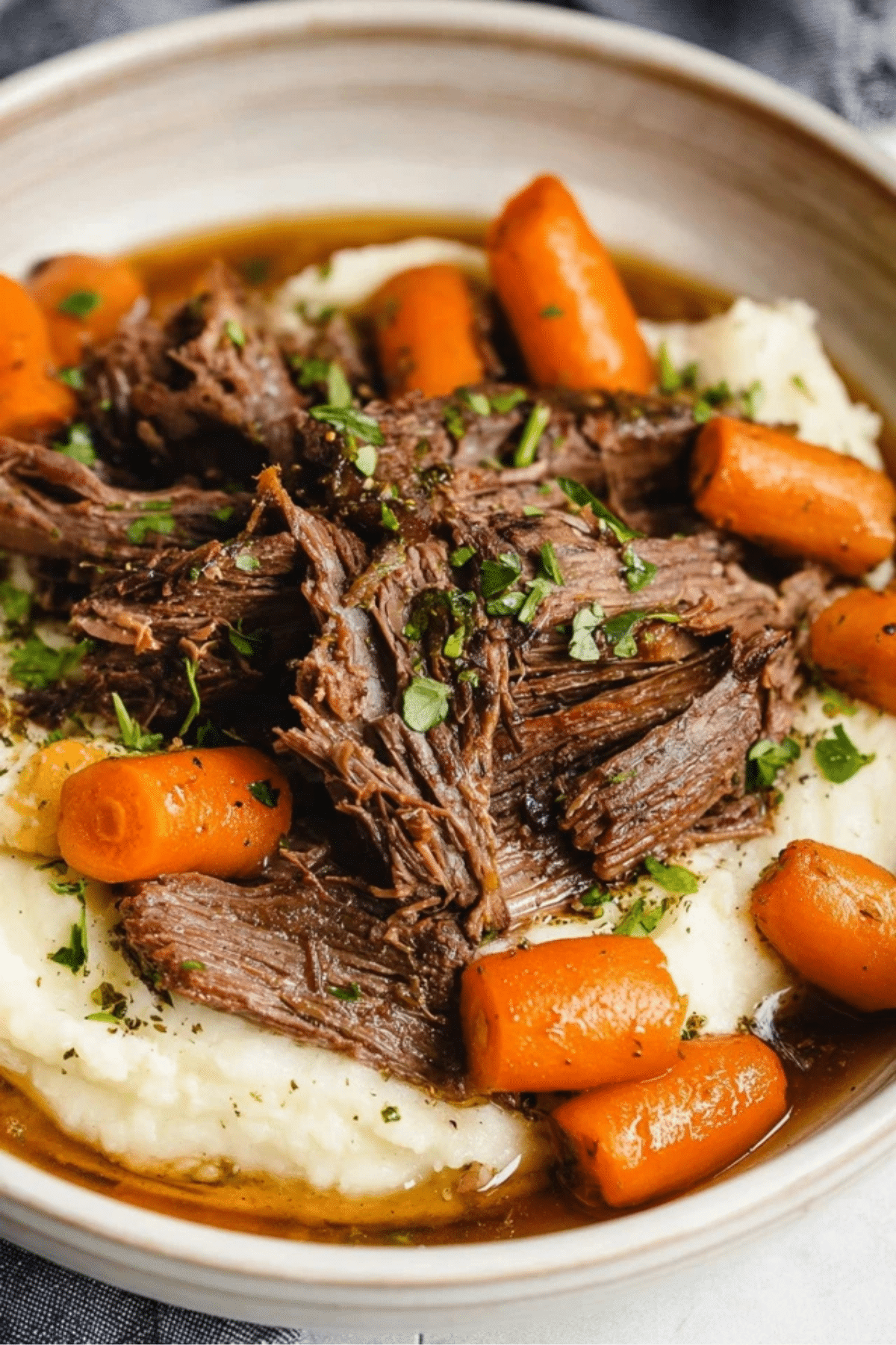 Slow Cooker Garlic Herb Pot Roast