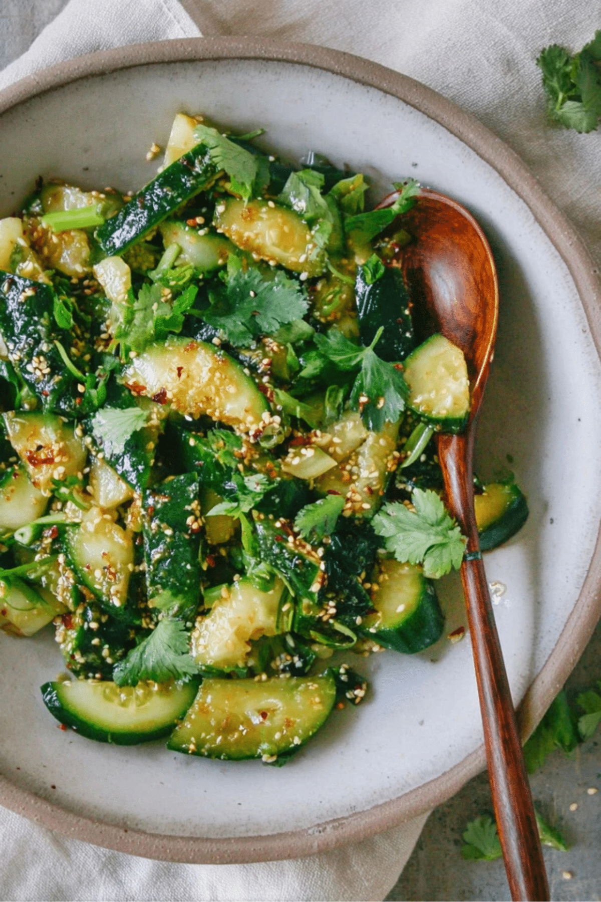 Smashed Asian Cucumber Salad