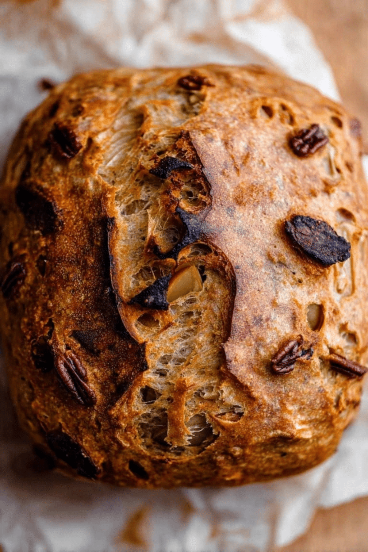 Sourdough Pumpkin Apple Bread