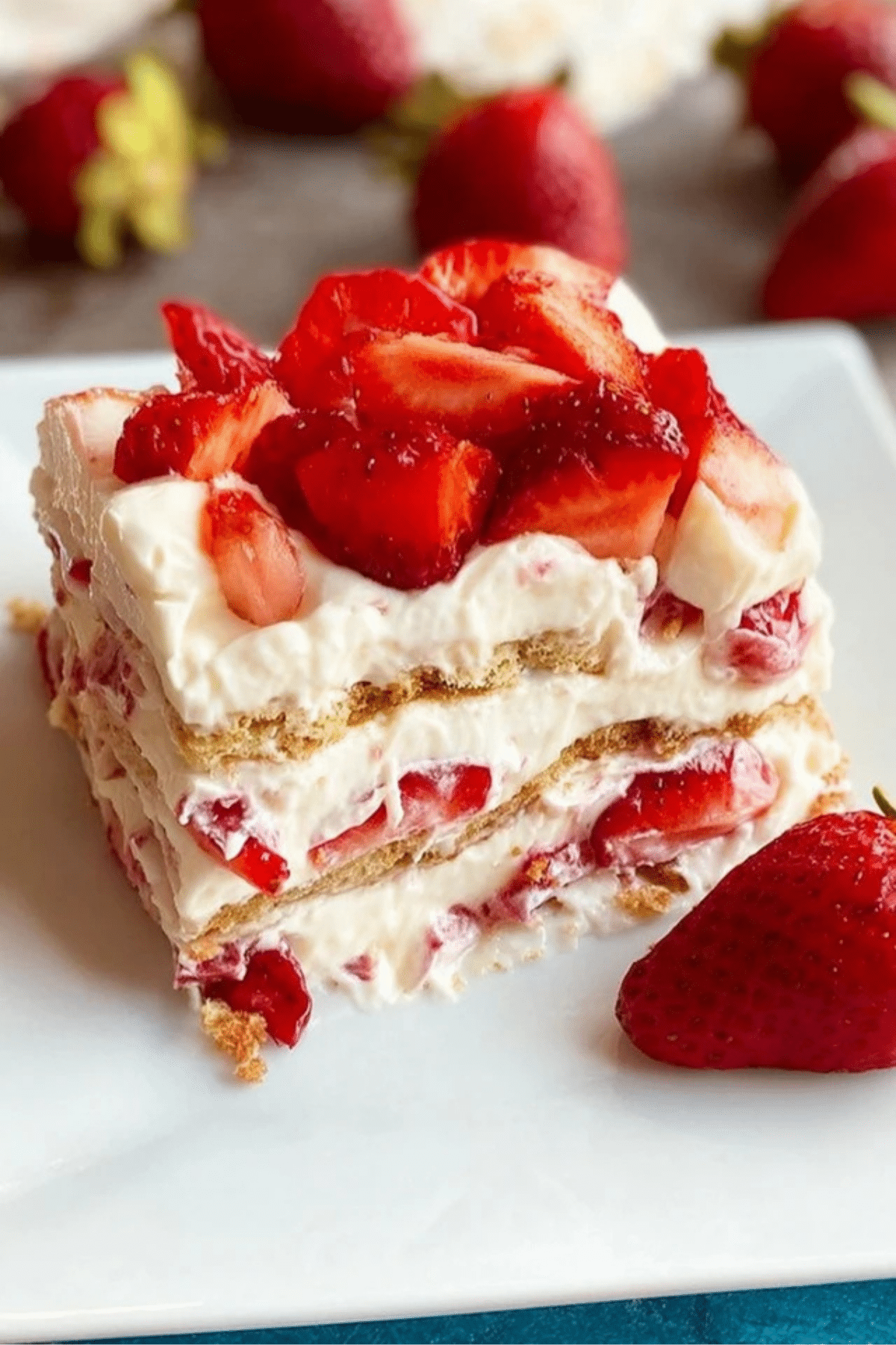 Strawberry Icebox Cake