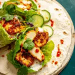Sweet Chili Halloumi Wraps