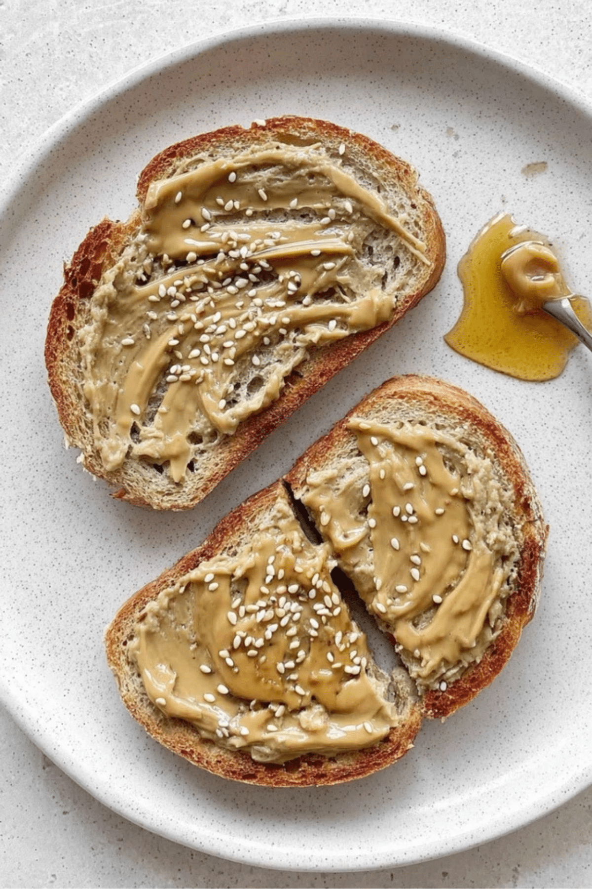Tahini Honey Toast