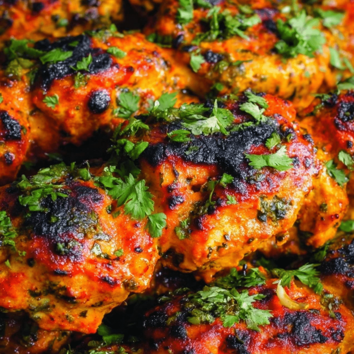 Tandoori Chicken Tikka Kebab Skewers