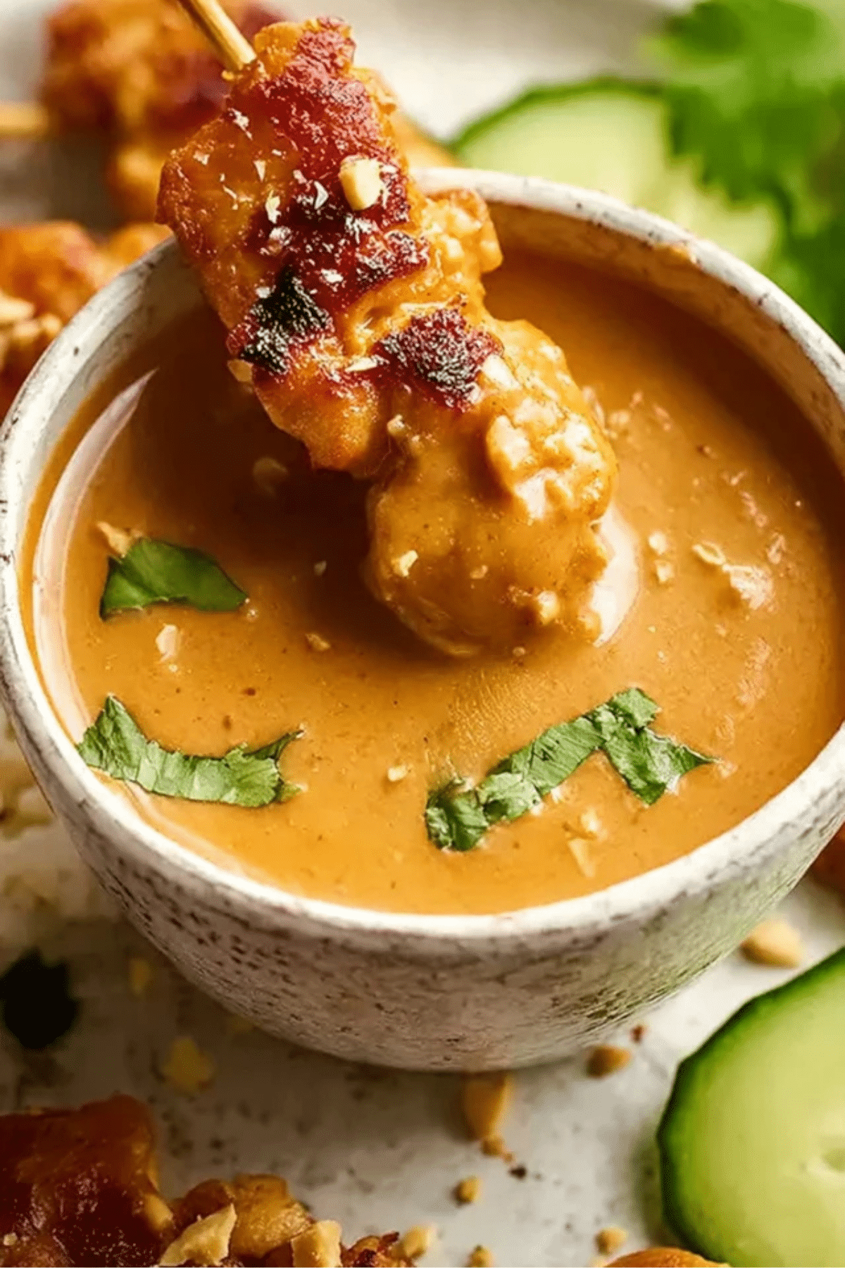Thai Chicken Satay with Peanut Sauce