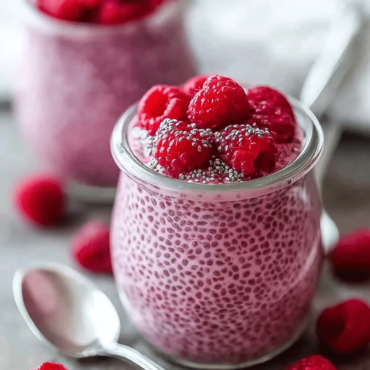 Vegan Raspberry Chia Pudding(1)