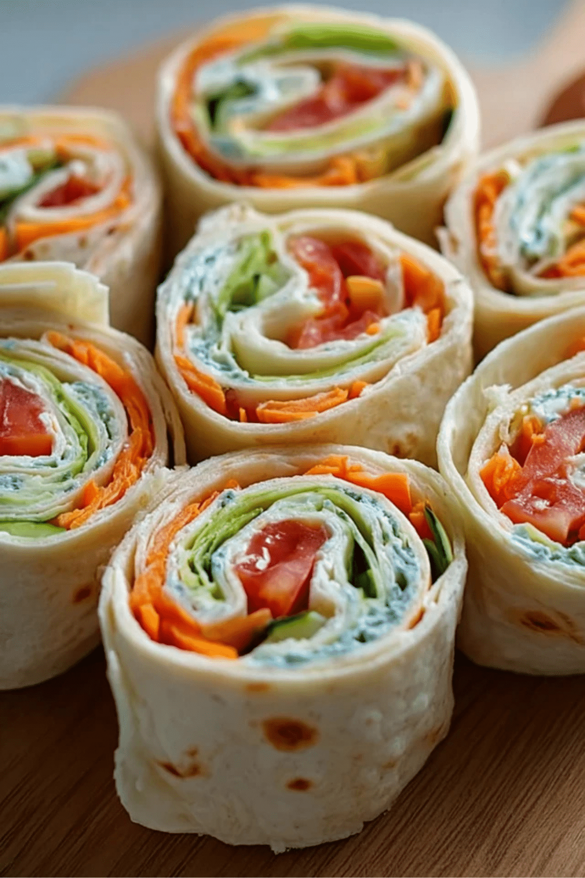 Vegetable Tortilla Roll Ups