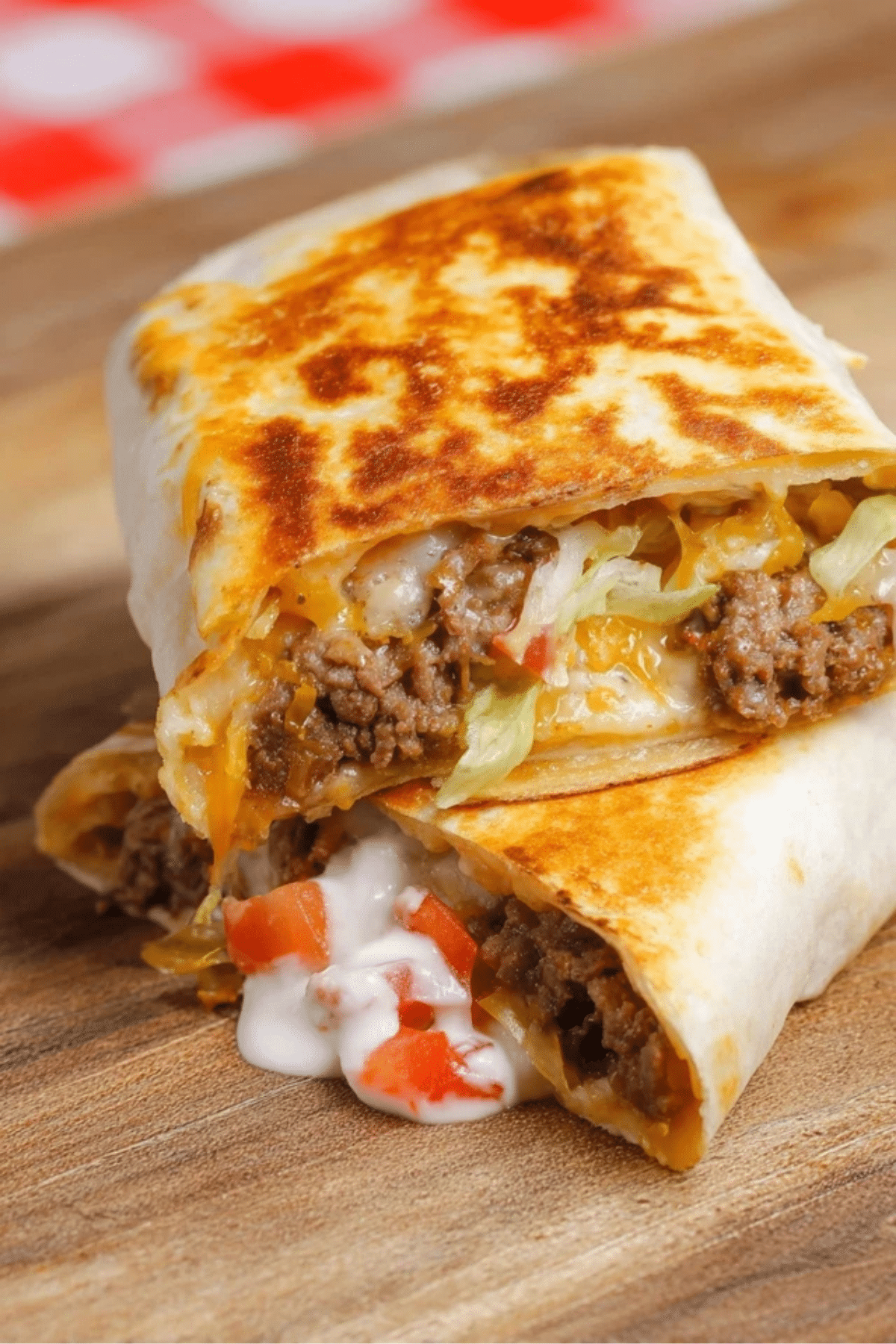 Weight Watchers Cheeseburger Crunch Wrap