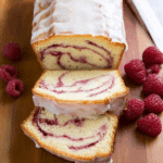 Yogurt Cake with Raspberry Swirl