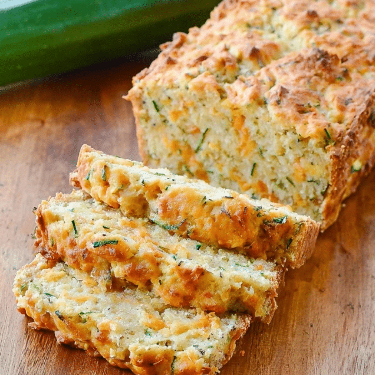 Zucchini Cheddar Cheese Herb Beer Bread