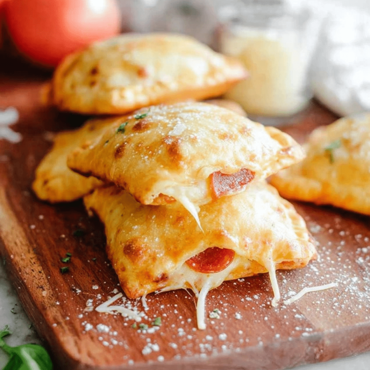 cheesy pizza pockets