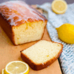 lemon bread with glaze