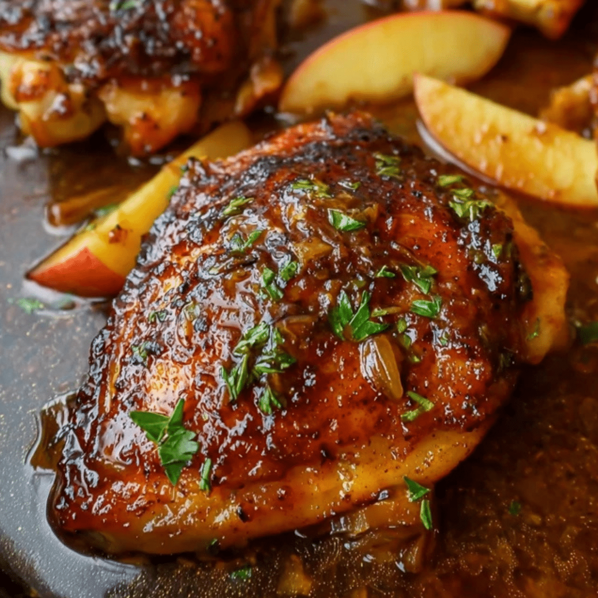 Apple Cider Glazed Chicken