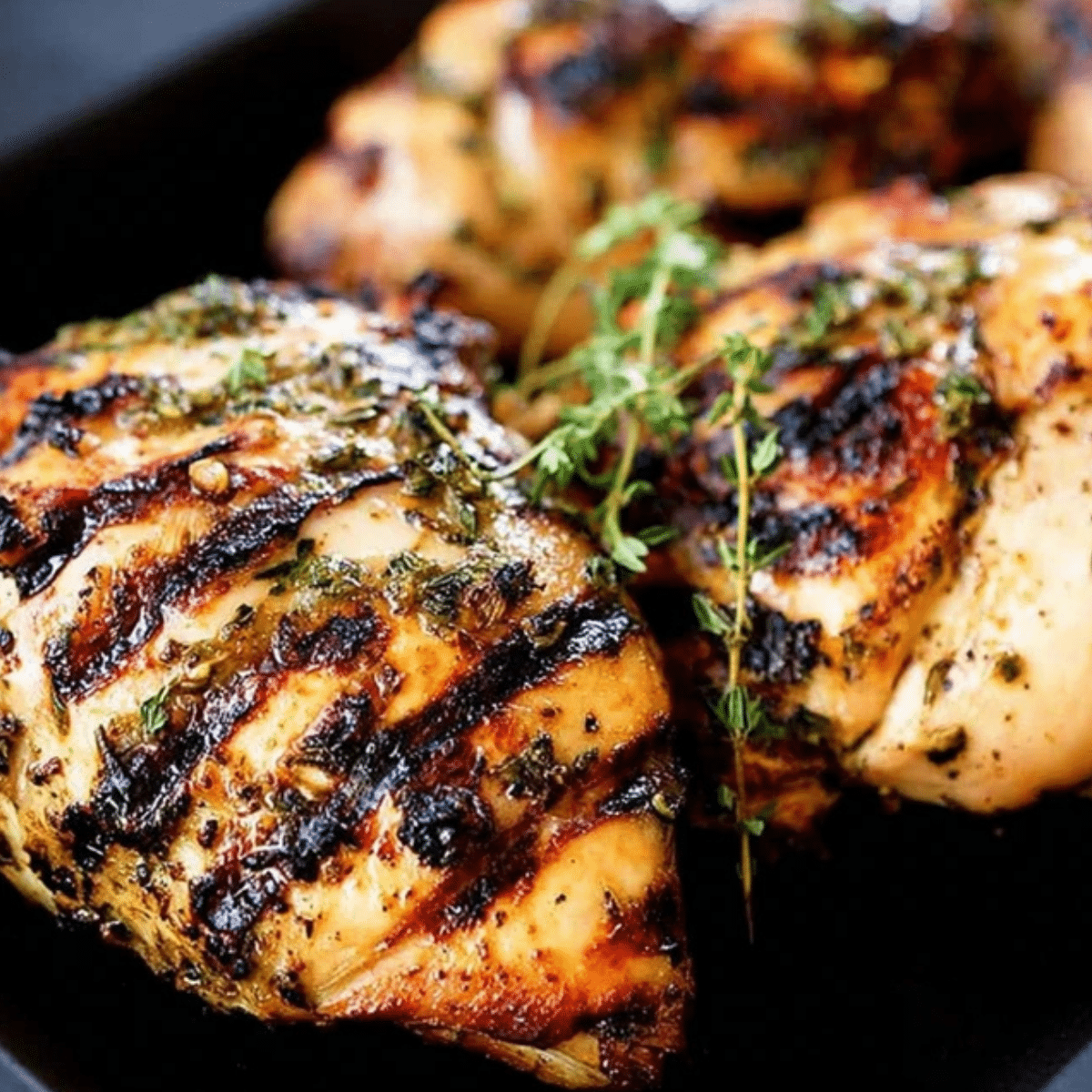 Apple Cider Thyme Grilled Chicken