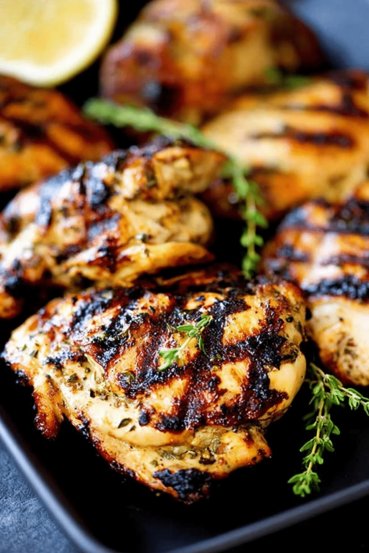Apple Cider Thyme Grilled Chicken