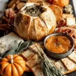 Brie Pumpkin with Spiced Maple Pumpkin Butter