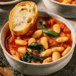 Burst Tomato Basil Butter Beans