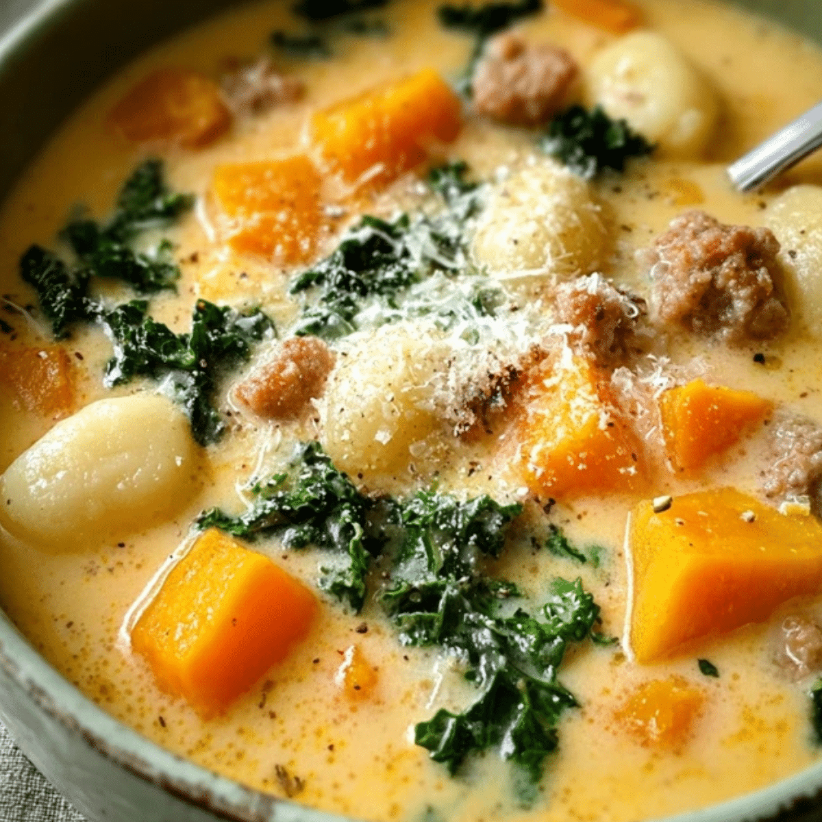 Butternut Squash Gnocchi Soup