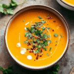 Butternut Squash and Sweet Potato Soup