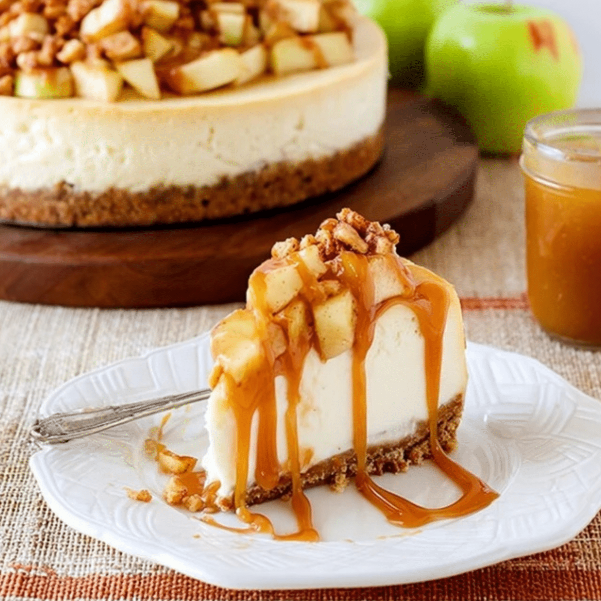 Caramel Apple Cheesecake