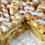 Caramel Apple Cinnamon Roll Lasagna