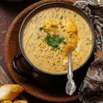 Cheddar Garlic Herb Potato Soup