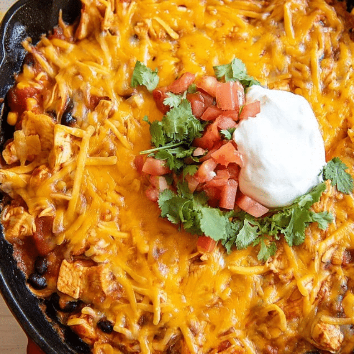 Chicken Enchilada Skillet