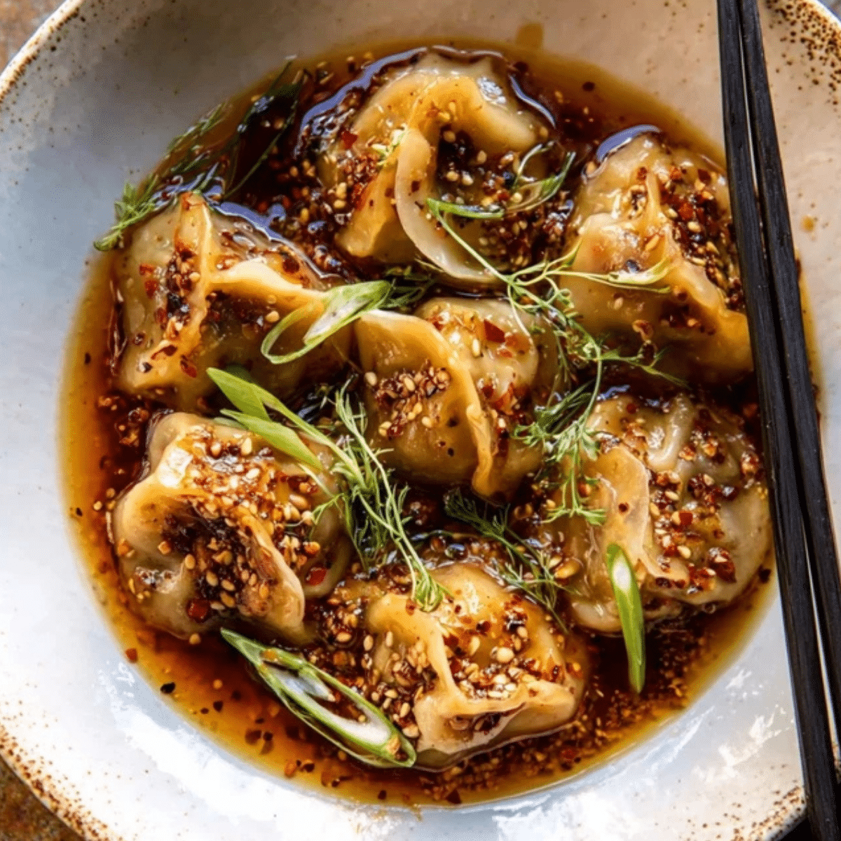 Chili Crisp Butternut Squash Dumplings