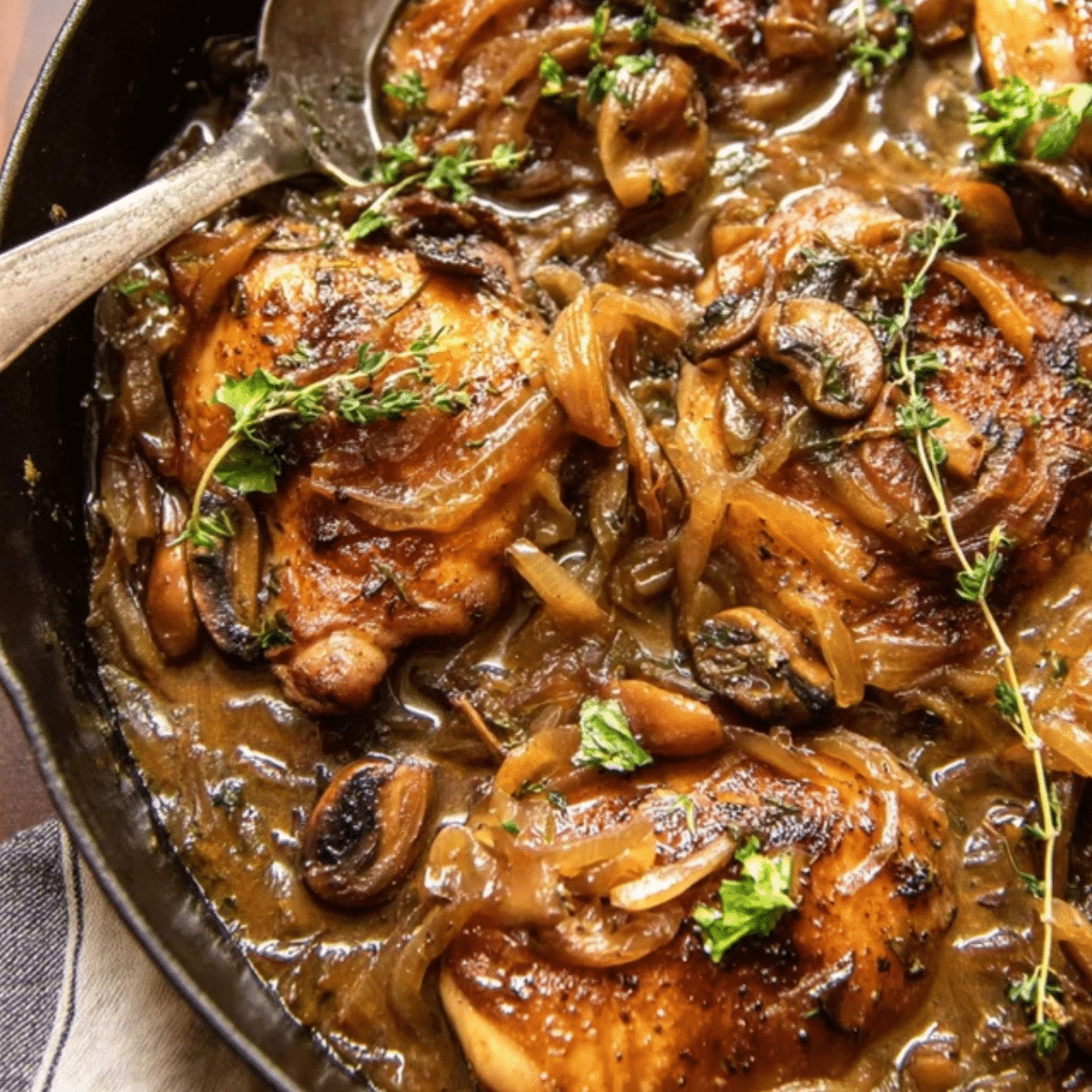 Cider Braised Chicken