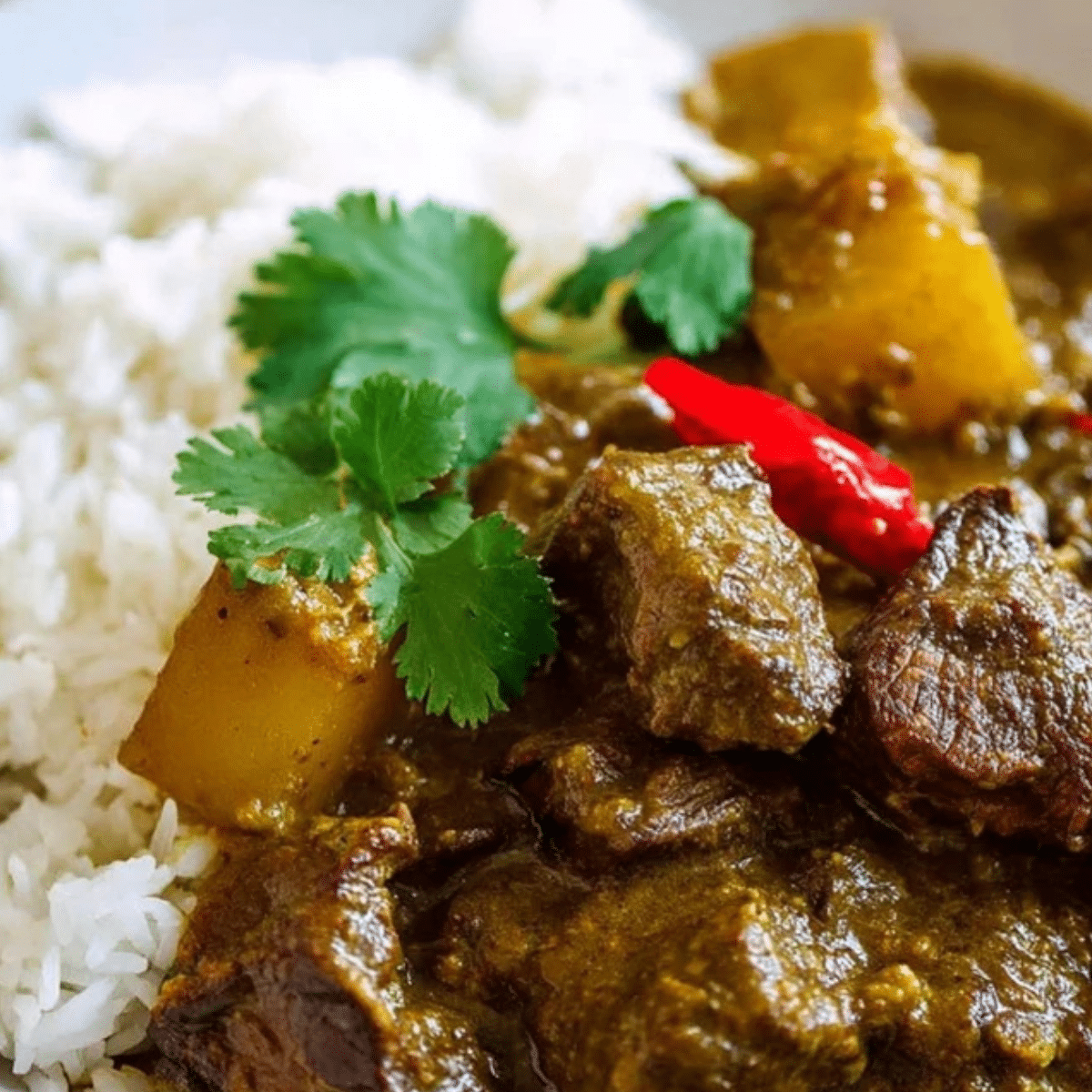 Coconut Beef Curry