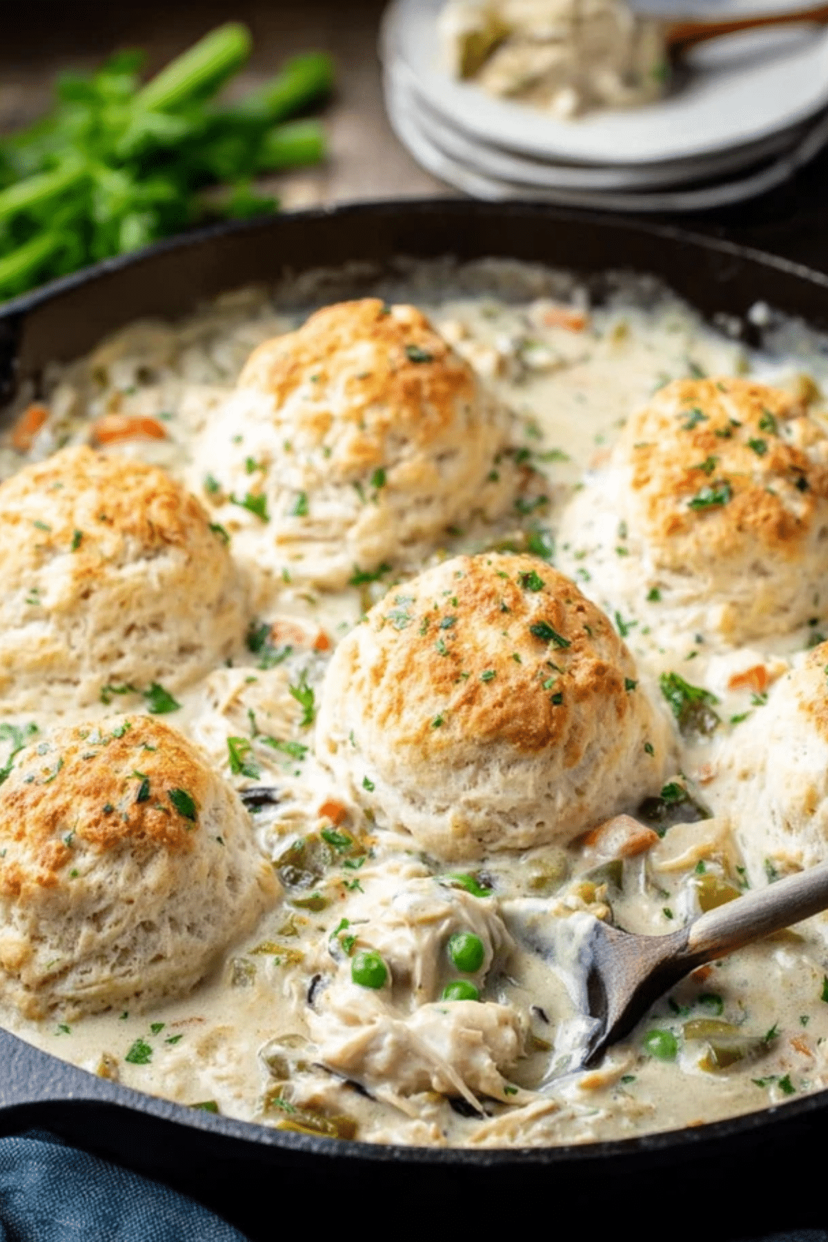 Country Chicken and Biscuits