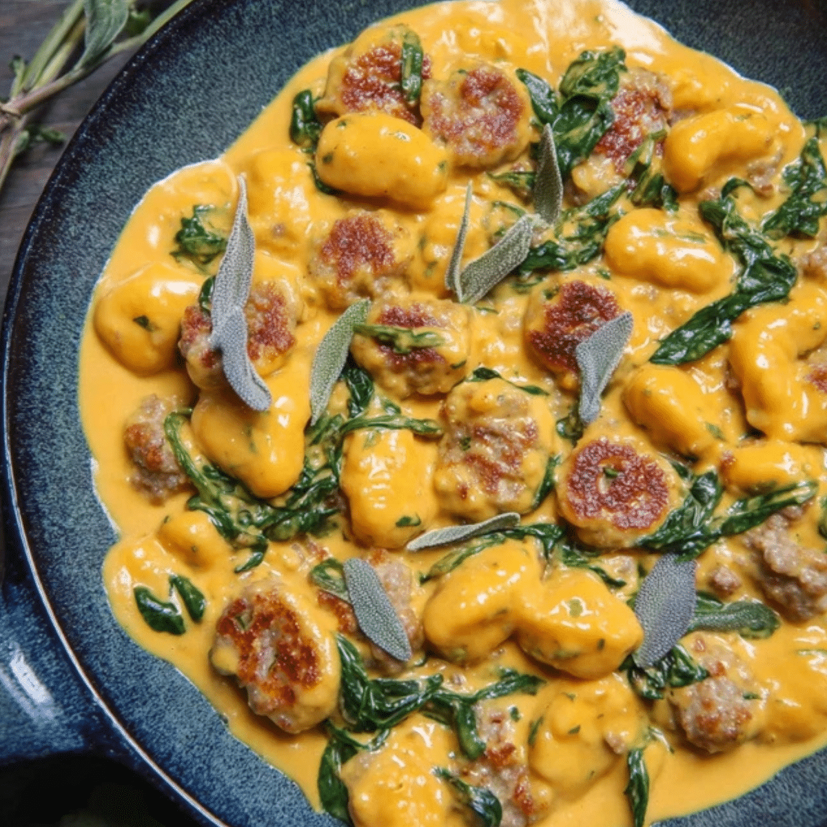 Creamy Pumpkin Gnocchi