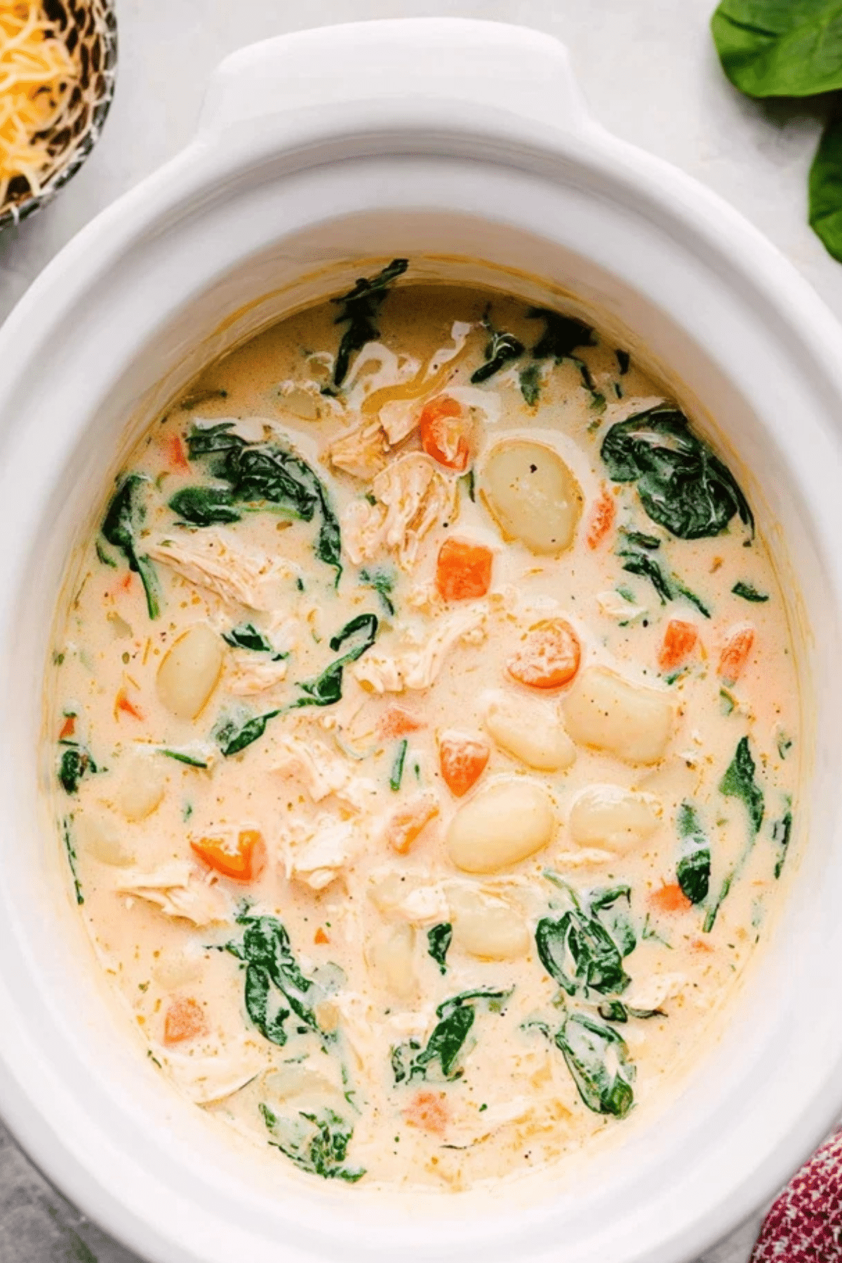 Crockpot Chicken Gnocchi Soup