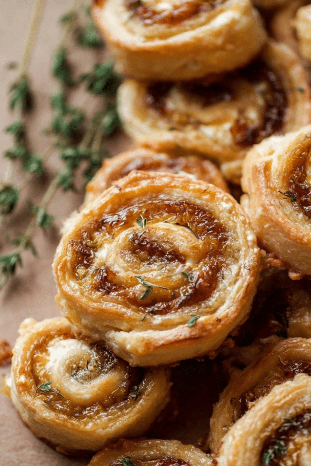 Fig and Goat Cheese Pinwheels
