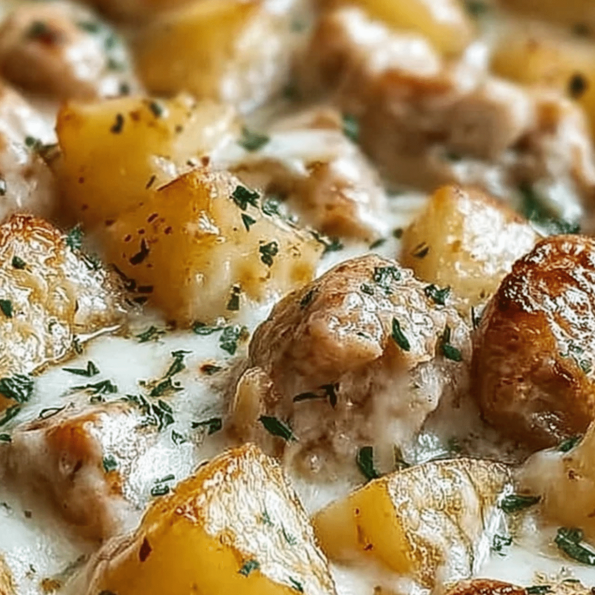 Garlic Parmesan Crockpot Chicken and Potatoes