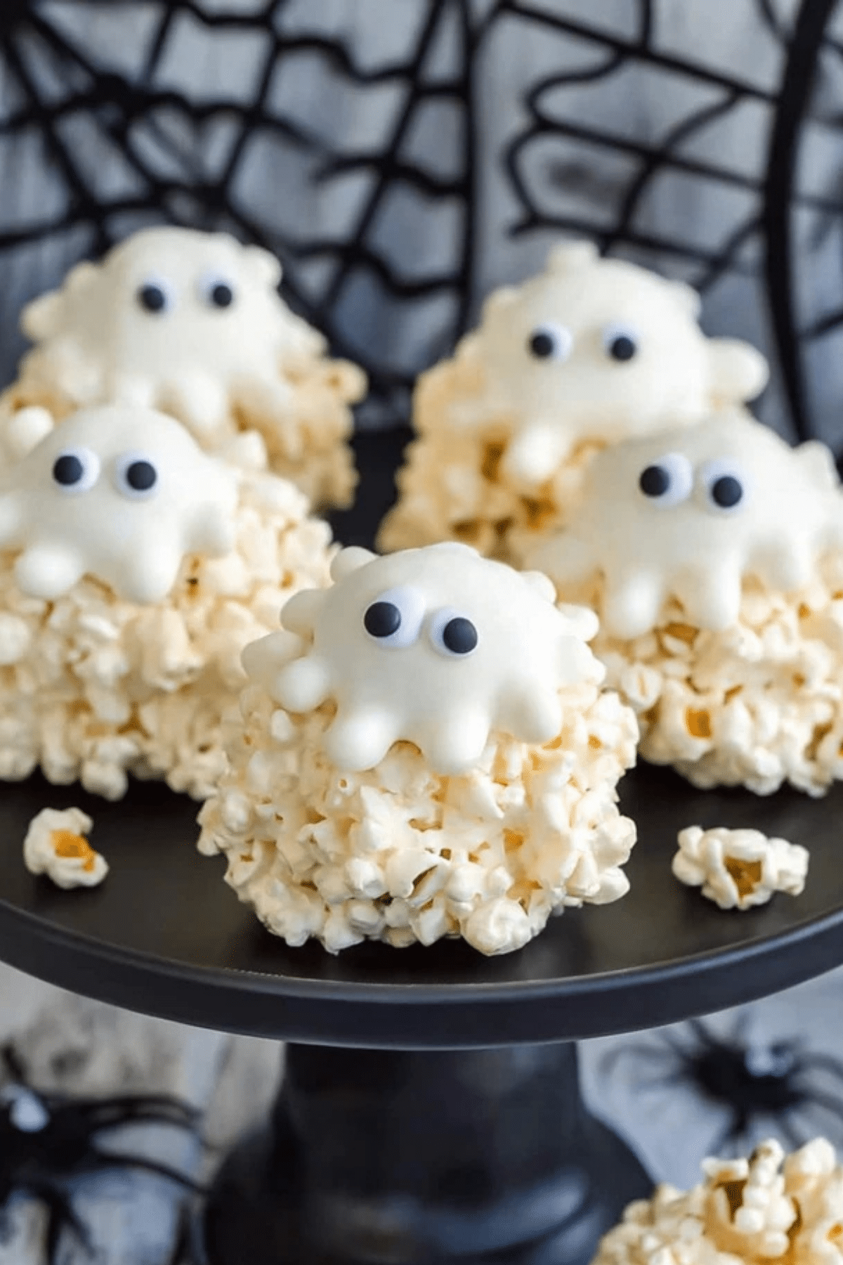 Ghost Marshmallow Popcorn Balls