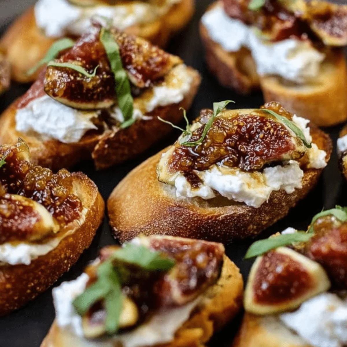 Golden fig Bruschetta